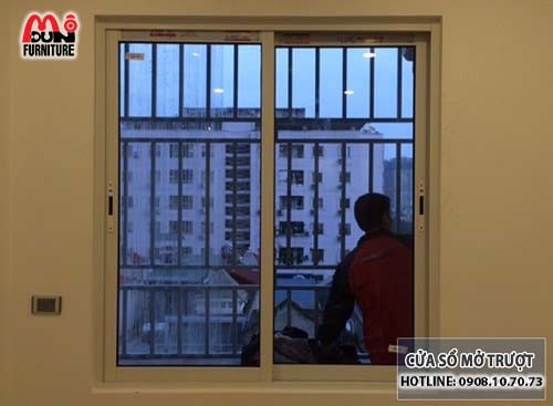 Cửa sổ mở trượt nhôm Xingfa