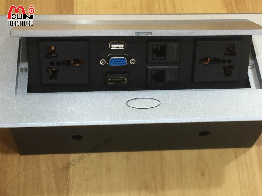 Hộp điện âm bàn HD-MD267-G USB